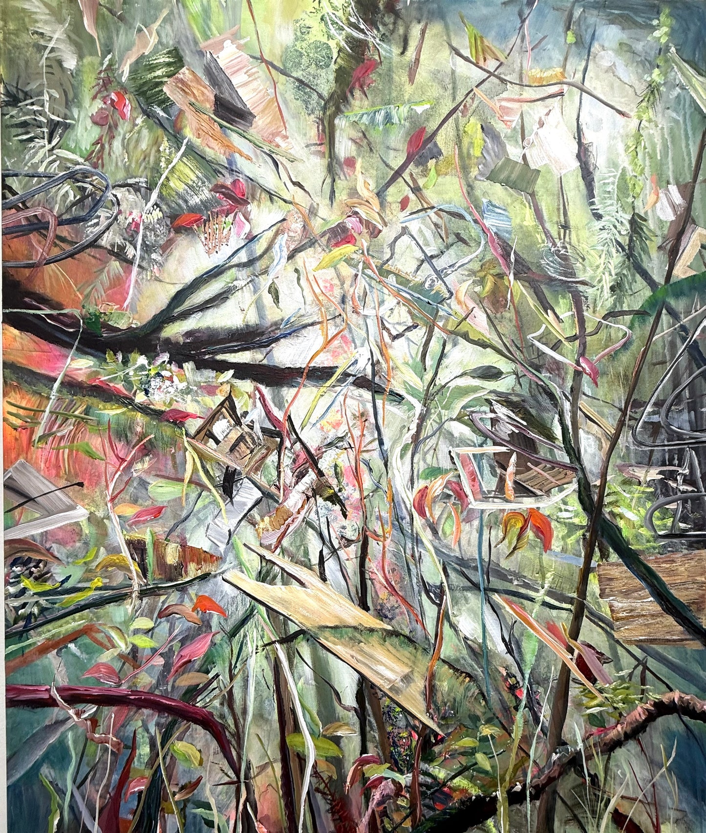 Splintered original Canadian art by Lori Goldberg