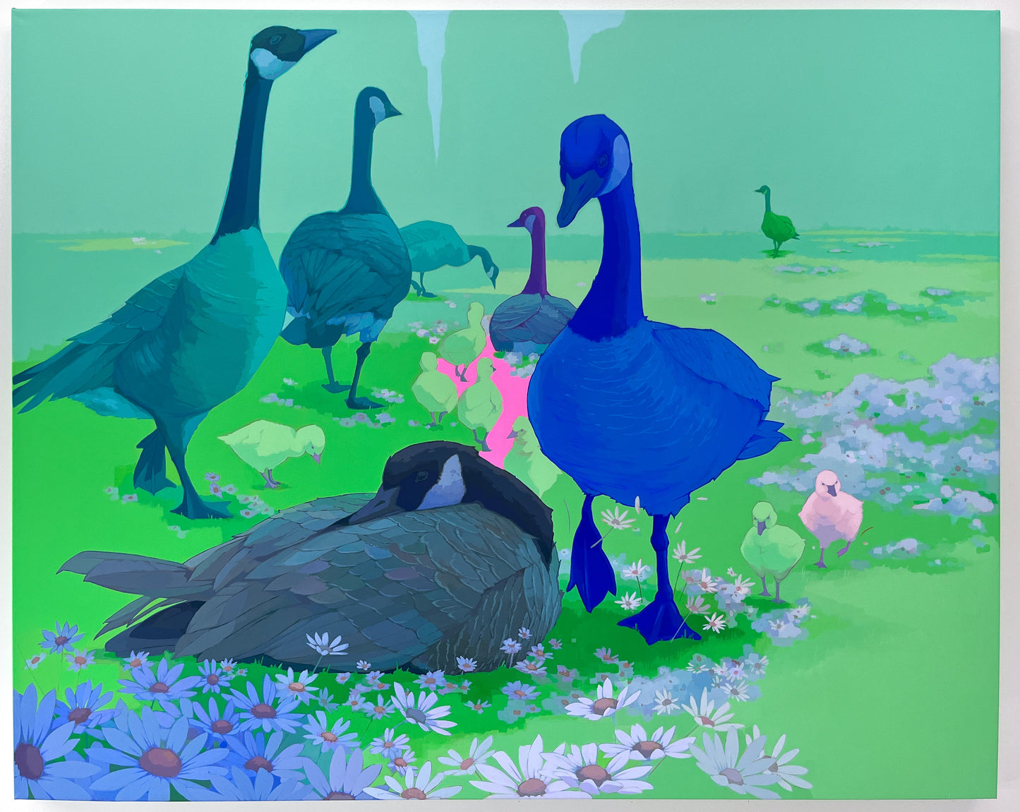 A Day At The Park original Canadian art by Jason McCrea