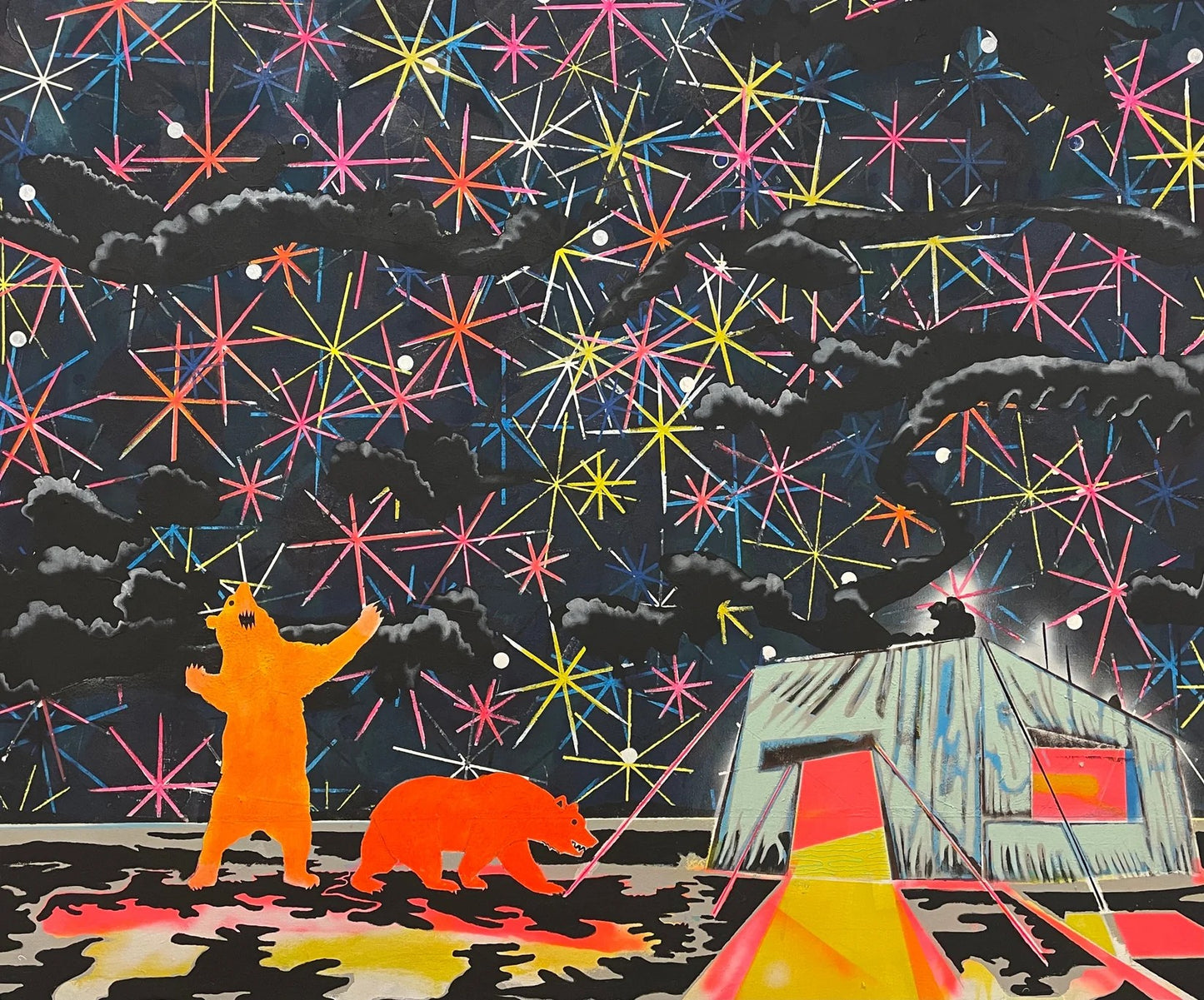 From When We Were Animals original Canadian art by Jeff Nachtigall