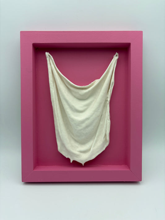 Porcelain Rag Pink 2 original Canadian art by Gabrielle Strong