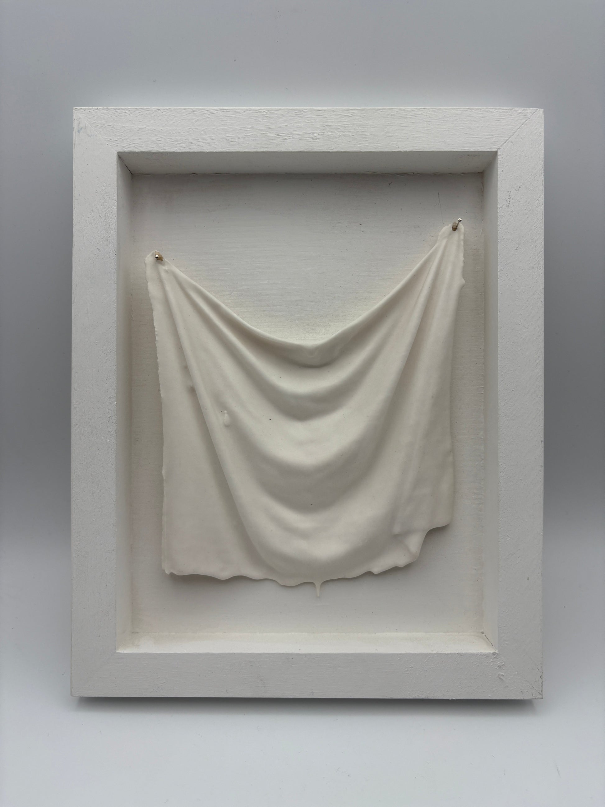 Porcelain Rag White 1 original Canadian art by Gabrielle Strong