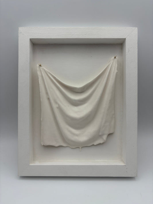 Porcelain Rag White 1 original Canadian art by Gabrielle Strong
