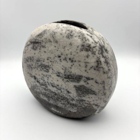 Raku Vessel 1 original Canadian art by Gabrielle Strong