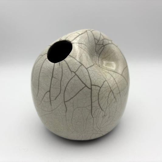 Raku Vessel 2 original Canadian art by Gabrielle Strong