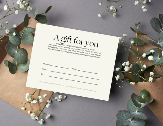 Ashdale Gallery Gift Card