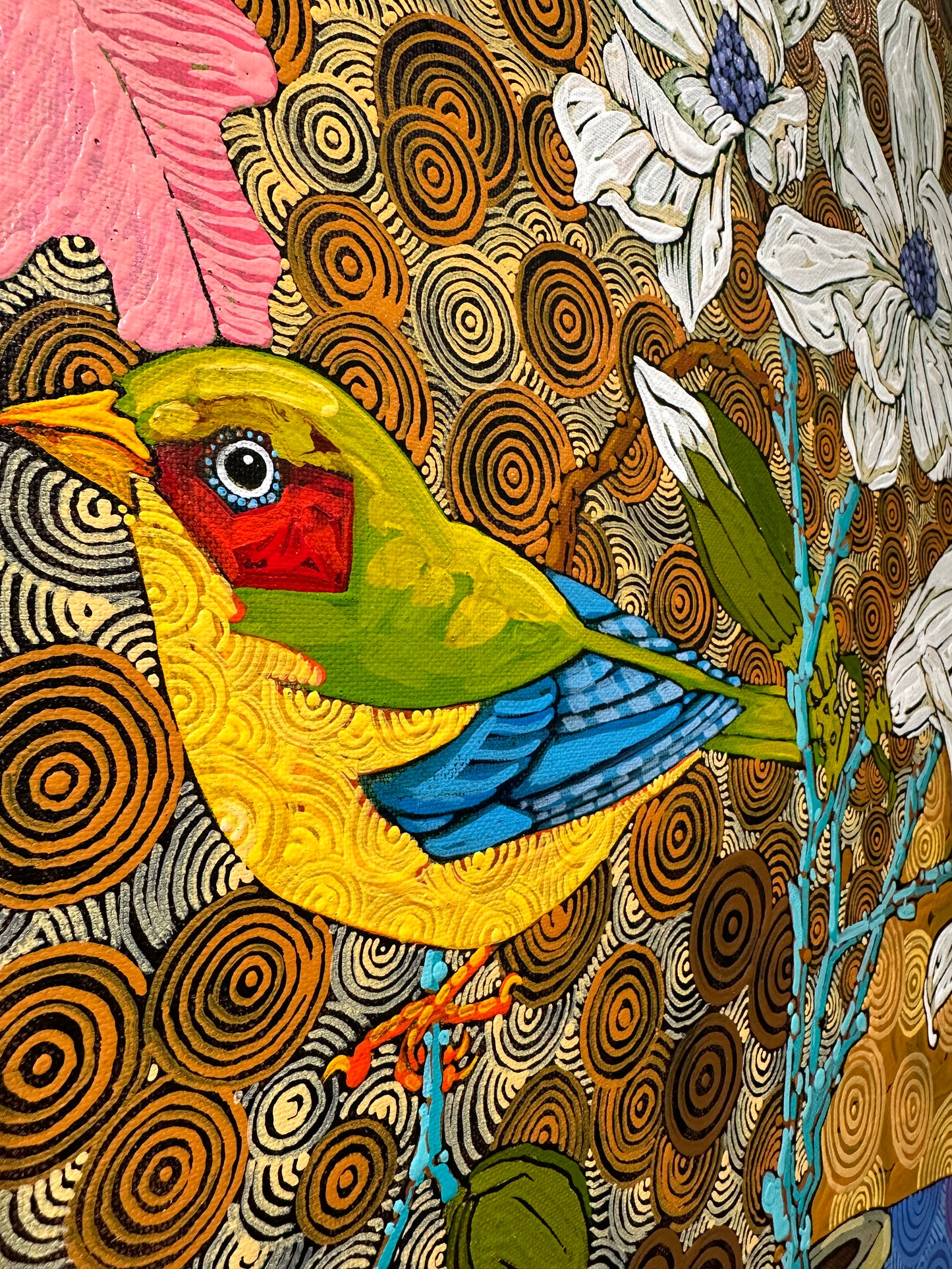 Exotic Still Life with my Favourite Birds