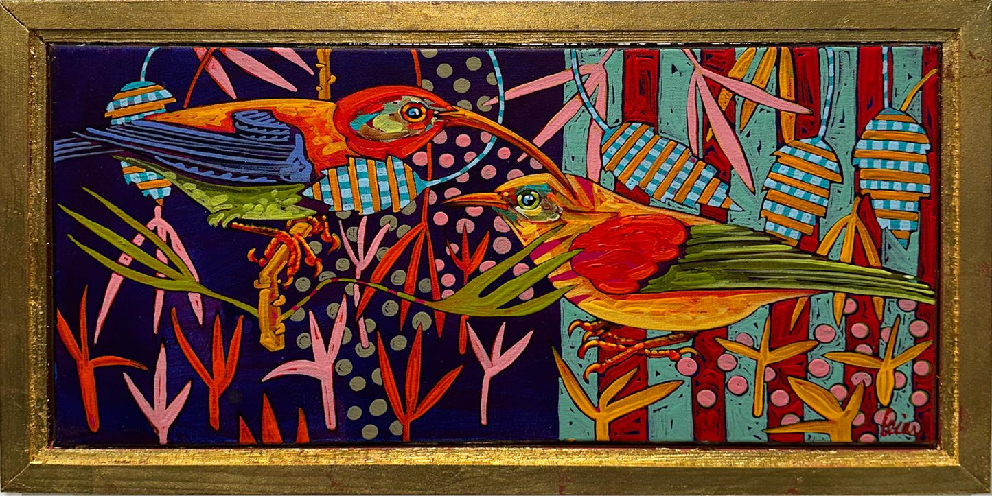 Should We Go Into Town? original Canadian art by Grant Leier
