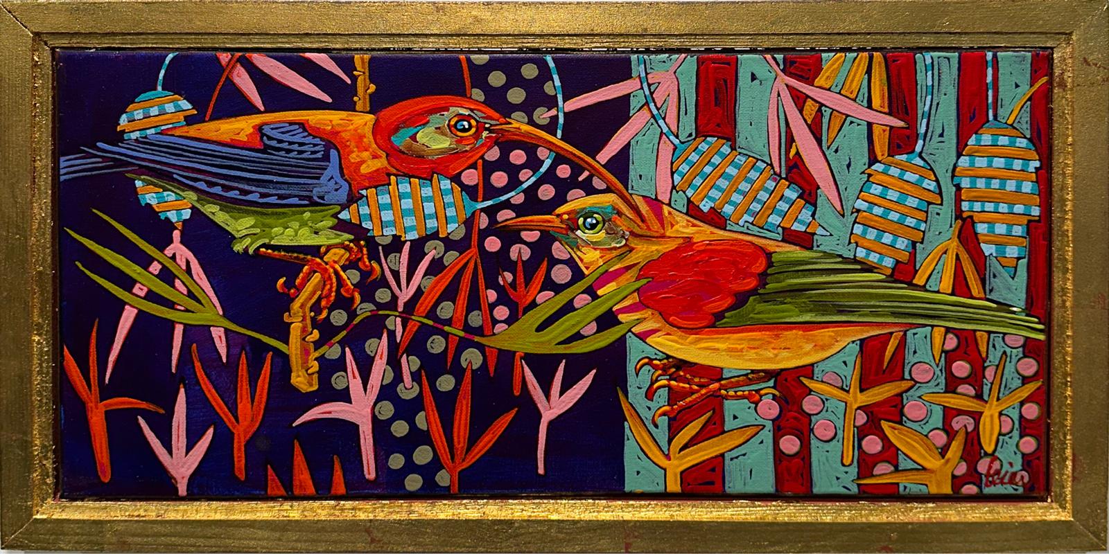 Should We Go Into Town? original Canadian art by Grant Leier
