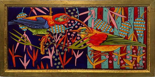 Should We Go Into Town? original Canadian art by Grant Leier