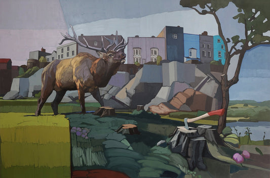 Alignment Problem original Canadian art by John F. Ross