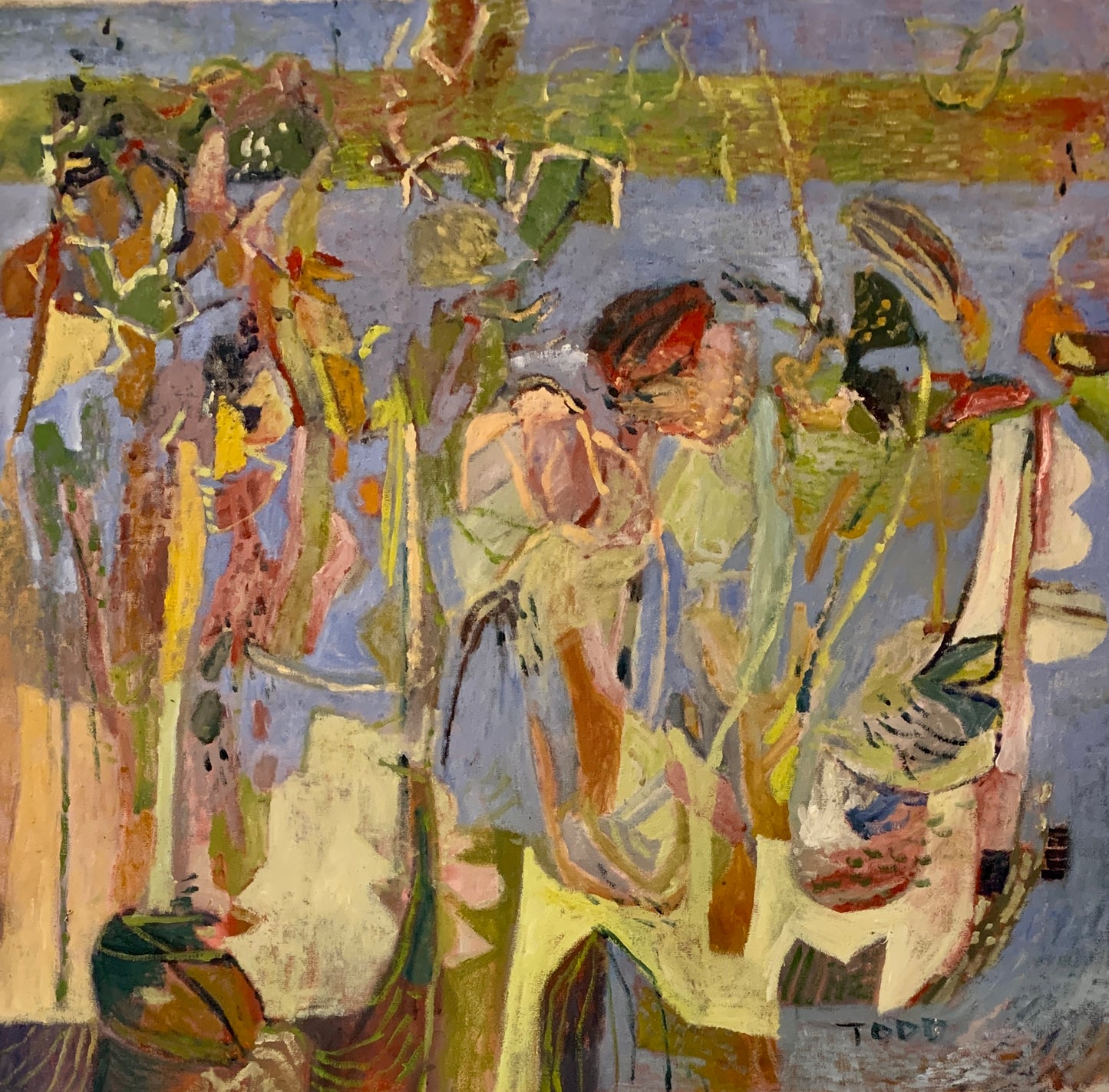 Laying Down Stones original Canadian art by Todd Clark