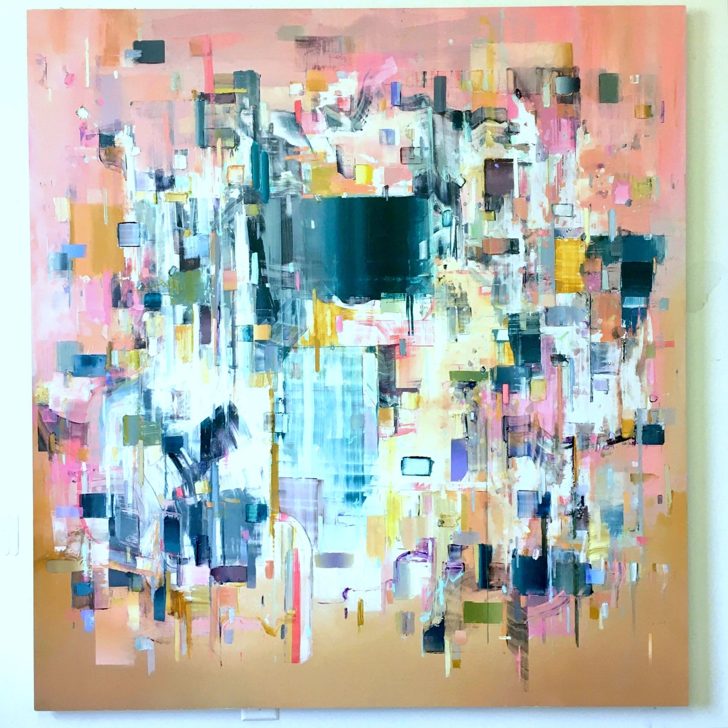 Spring Landscape Algorithm original Canadian art by Johnny Taylor
