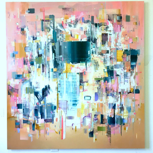 Spring Landscape Algorithm original Canadian art by Johnny Taylor
