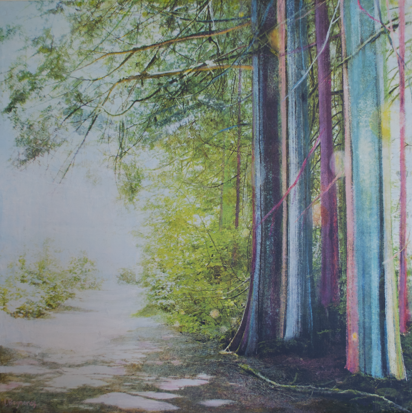 The Diaphanous Trace original Canadian art by Lori Bagneres