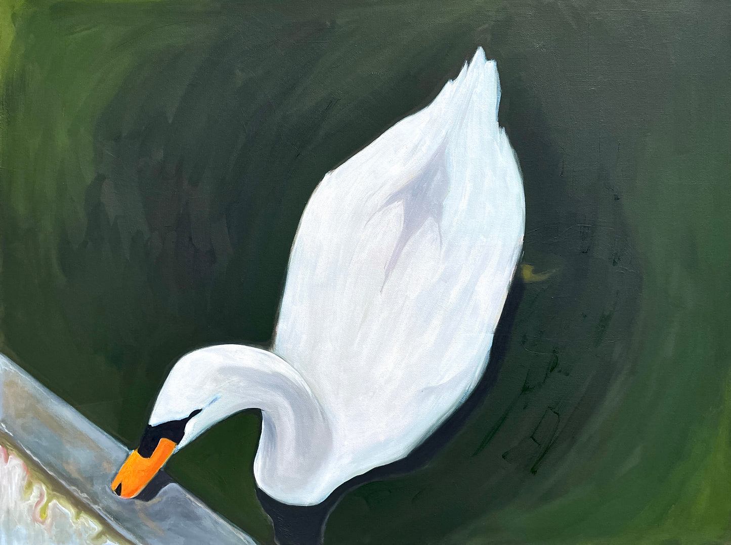The Swan (Classic Cinema) original Canadian art by Donovan Rose