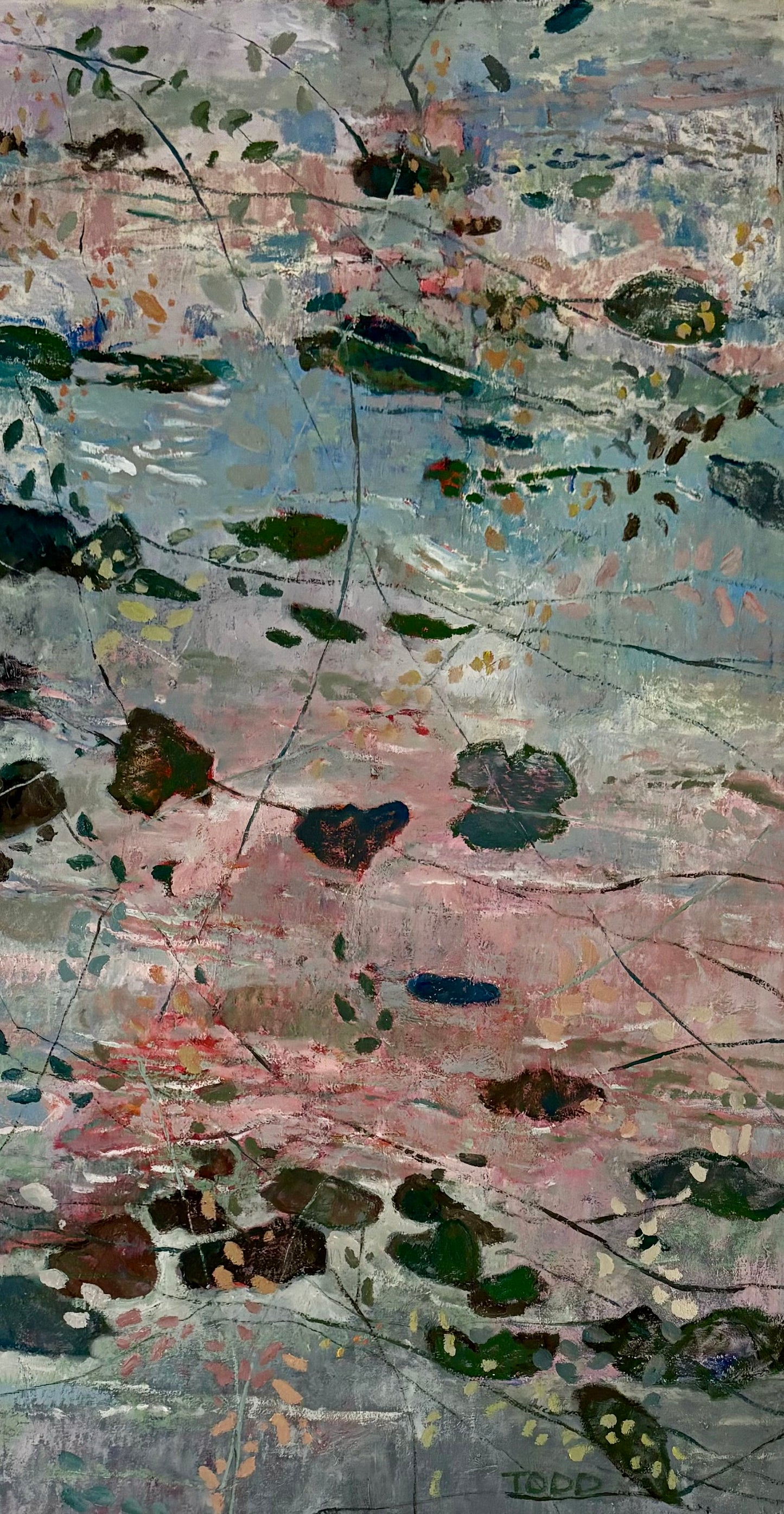 Where I Throw Stones original Canadian art by Todd Clark