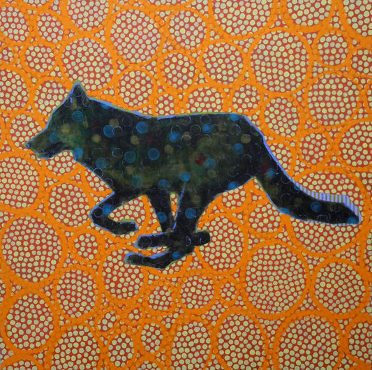 Animal Painting #021-1954 original Canadian art by Les Thomas