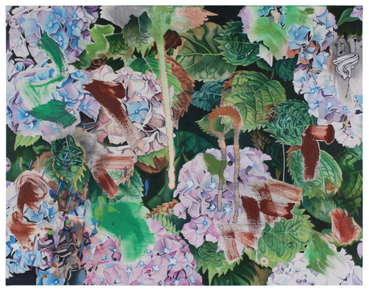 Hydrangeas #6 original Canadian art by John Capitano