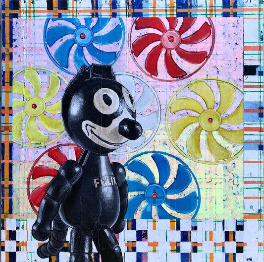 Fandemonium original Canadian art by Mary Lottridge