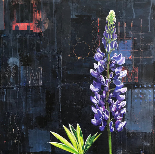 Lupin 2 original Canadian art by Mary Lottridge