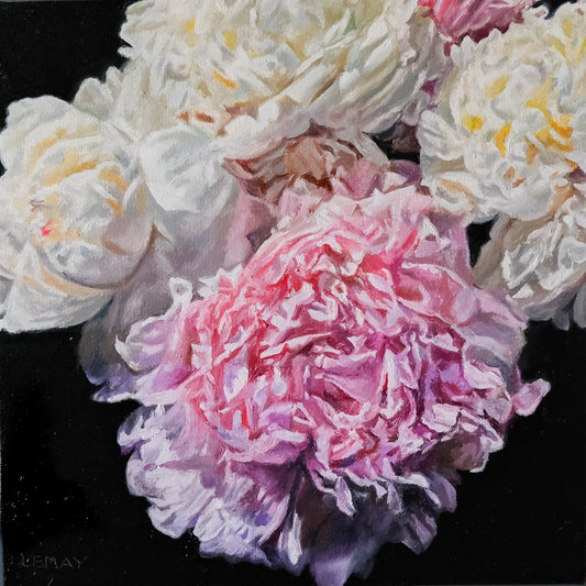 Peony Study 3 original Canadian art by Robert Lemay