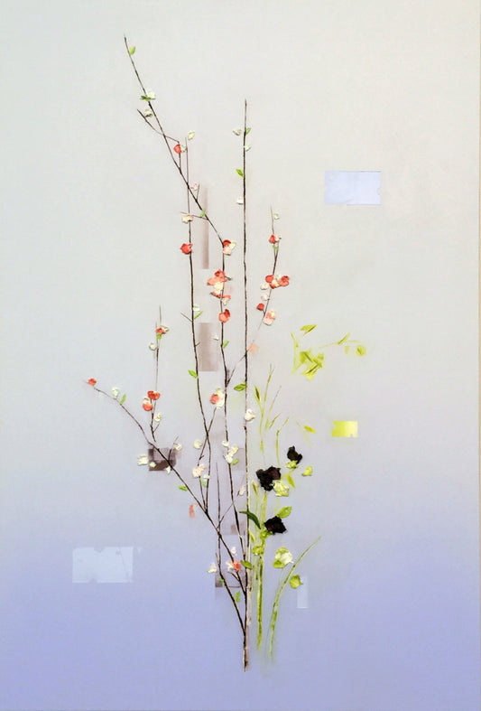 Season's Flowers Winter original Canadian art by Johnny Taylor