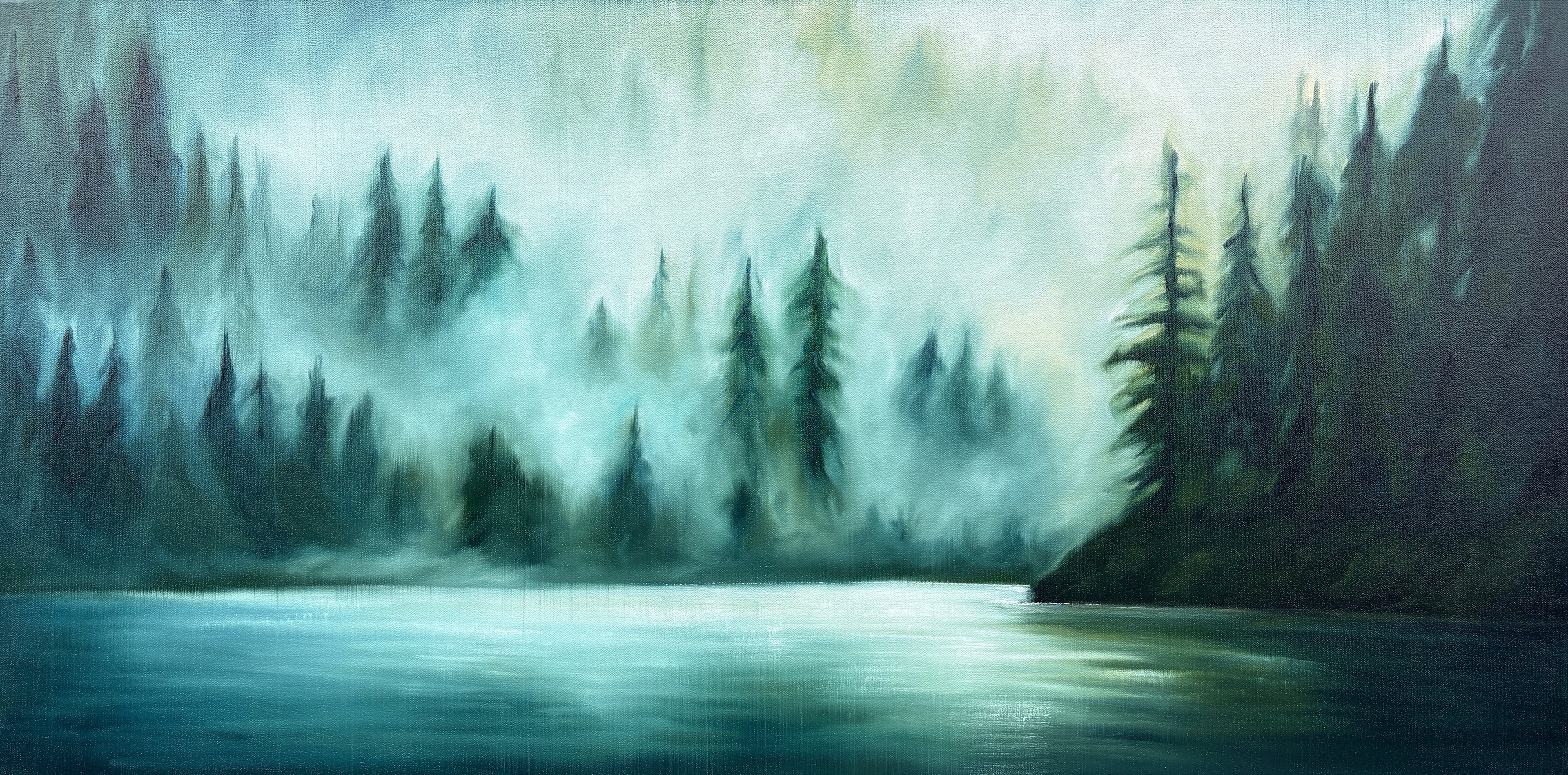Forest Bathing original Canadian art by Gabrielle Strong