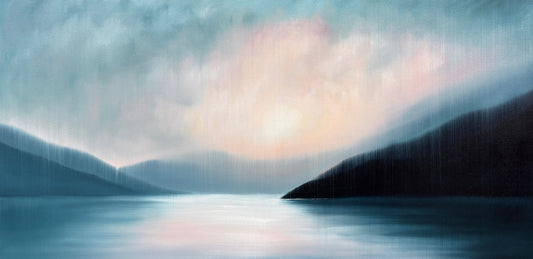 Softly Setting original Canadian art by Gabrielle Strong