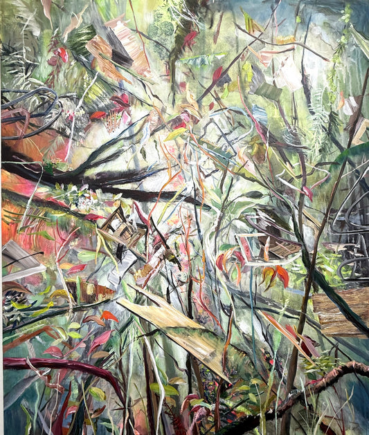 Splintered original Canadian art by Lori Goldberg