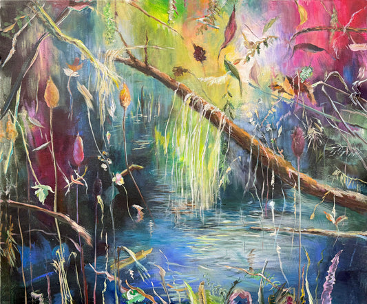A thousand small voices original Canadian art by Lori Goldberg