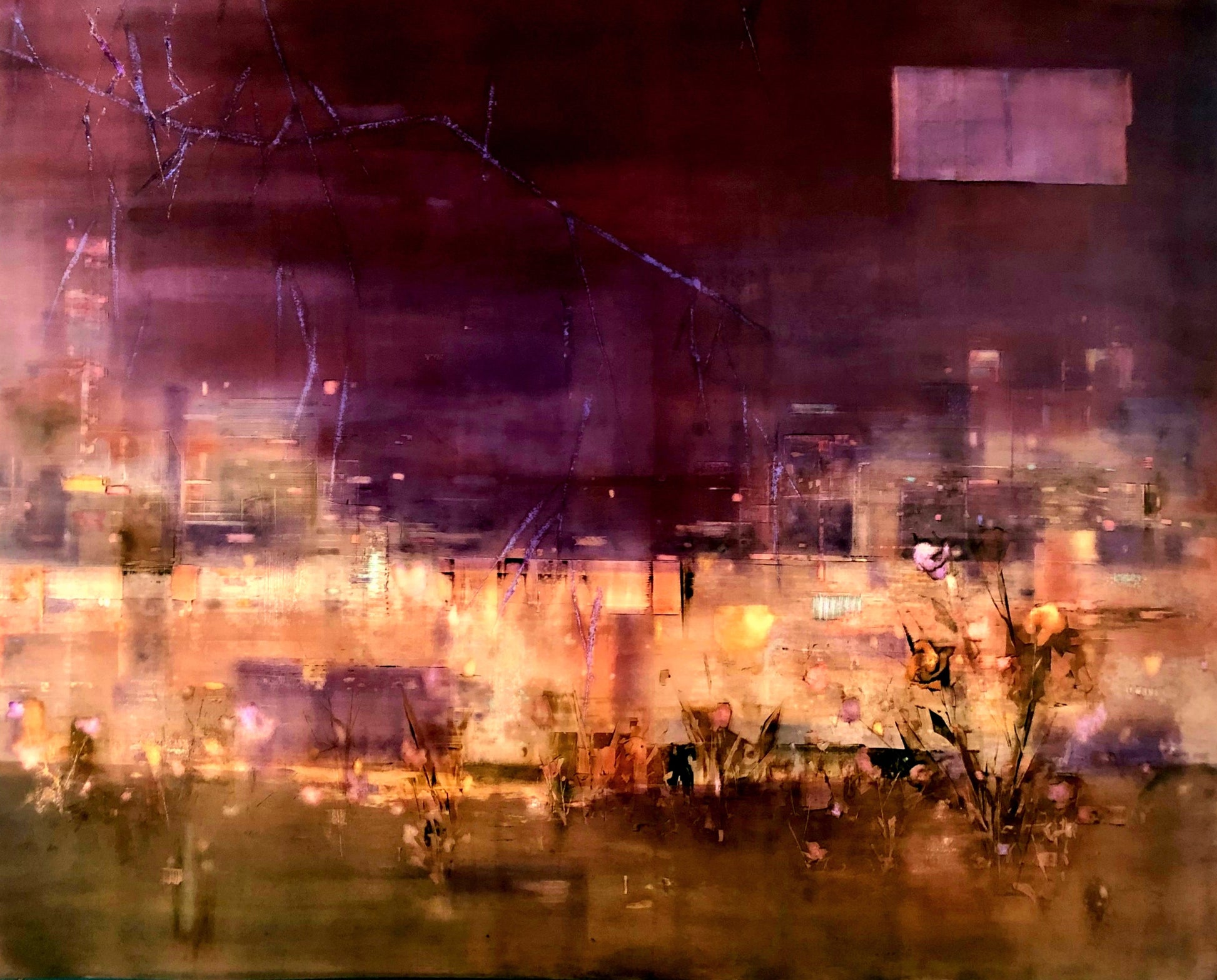 Amethyst Hush original Canadian art by Johnny Taylor