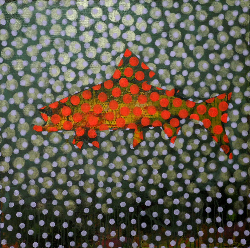 Animal Painting #022-2344 original Canadian art by Les Thomas