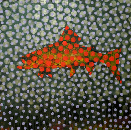 Animal Painting #022-2344 original Canadian art by Les Thomas