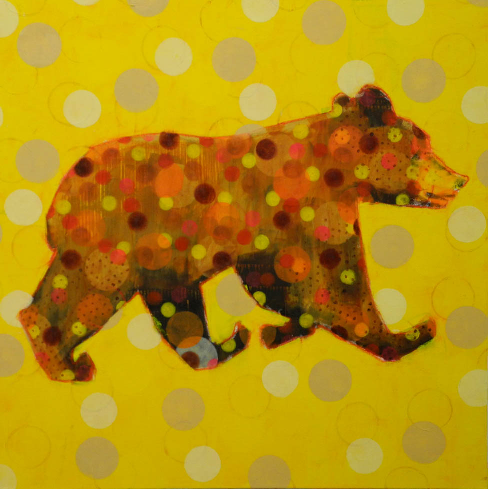 Animal Painting #025-2377 original Canadian art by Les Thomas