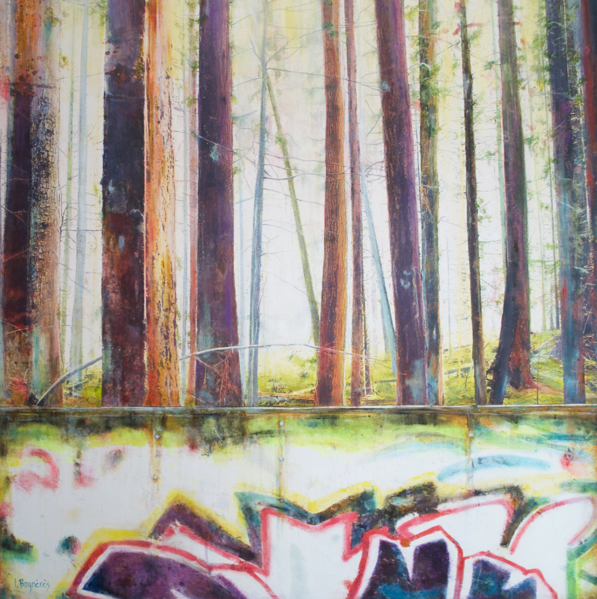 At Nature's Juncture original Canadian art by Lori Bagneres