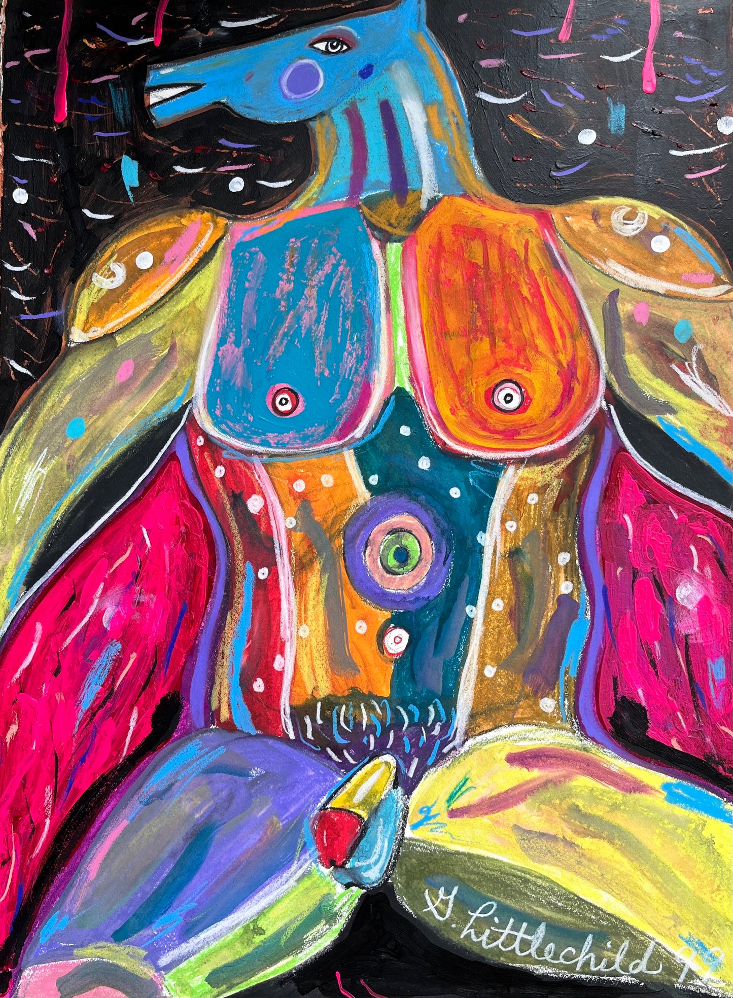 August 18, The End original Canadian art by George Littlechild