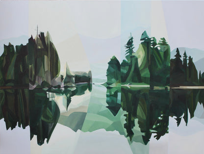 Blue Spring original Canadian art by Samantha Battaglia