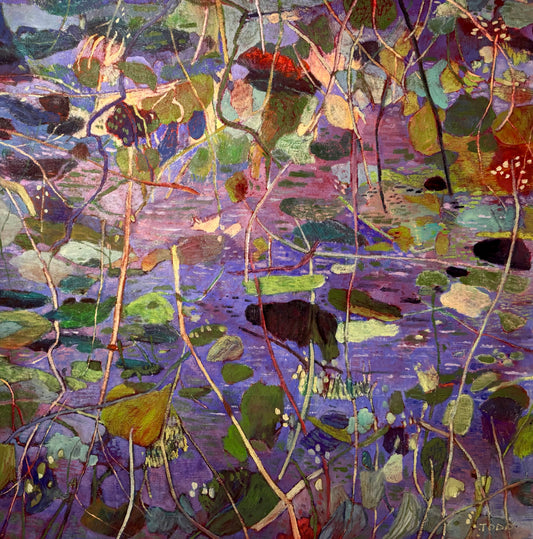 Cold Plunge original Canadian art by Todd Clark