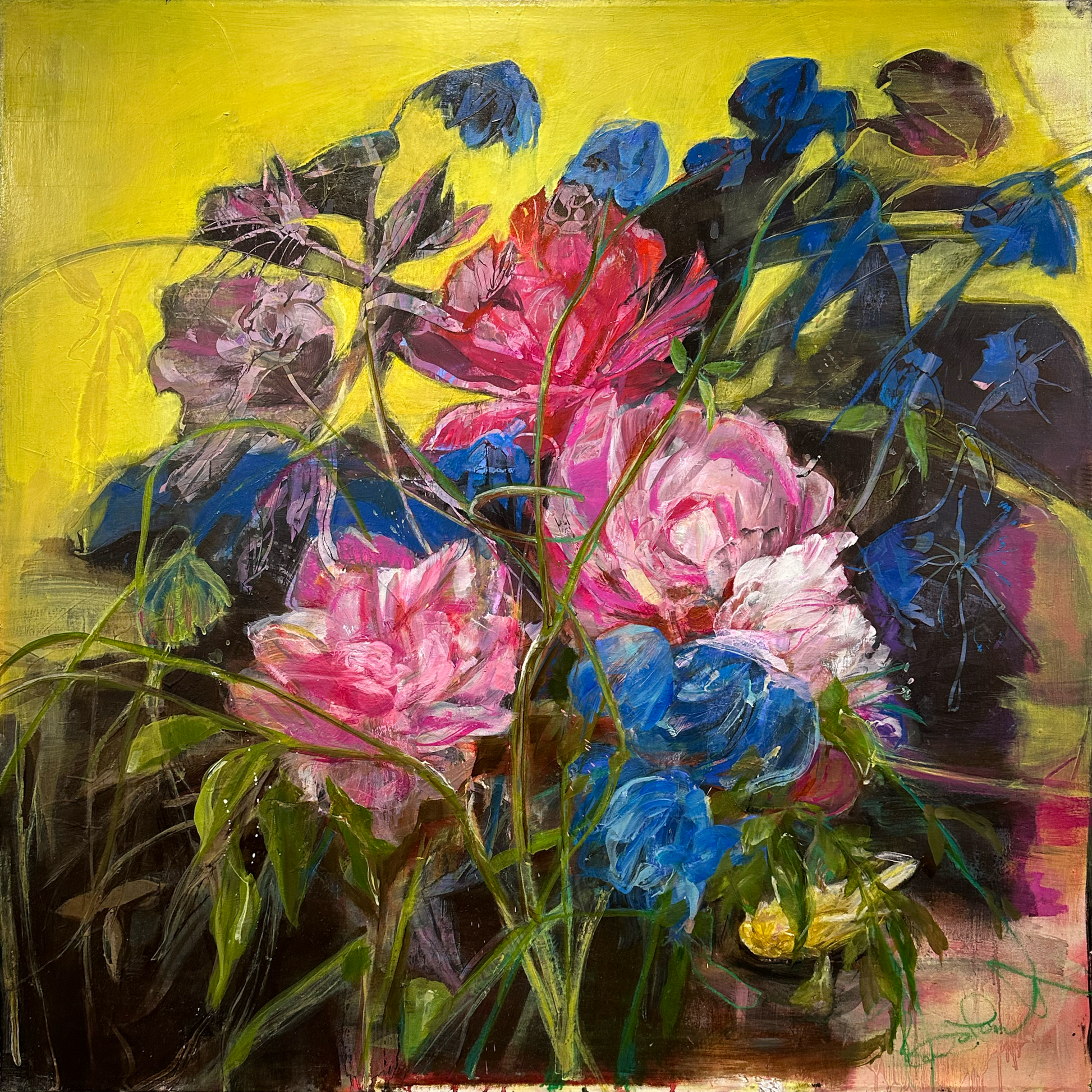 Colour Combination original Canadian art by Madeleine Lamont