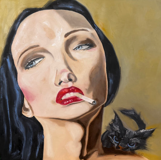 Dark Side original Canadian art by Vikki Drummond