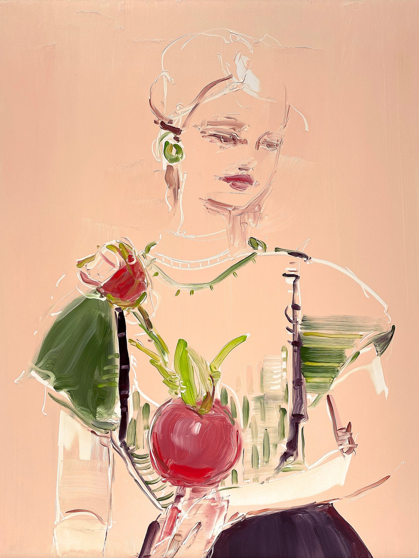 Nightengale original Canadian art by Judith Geher