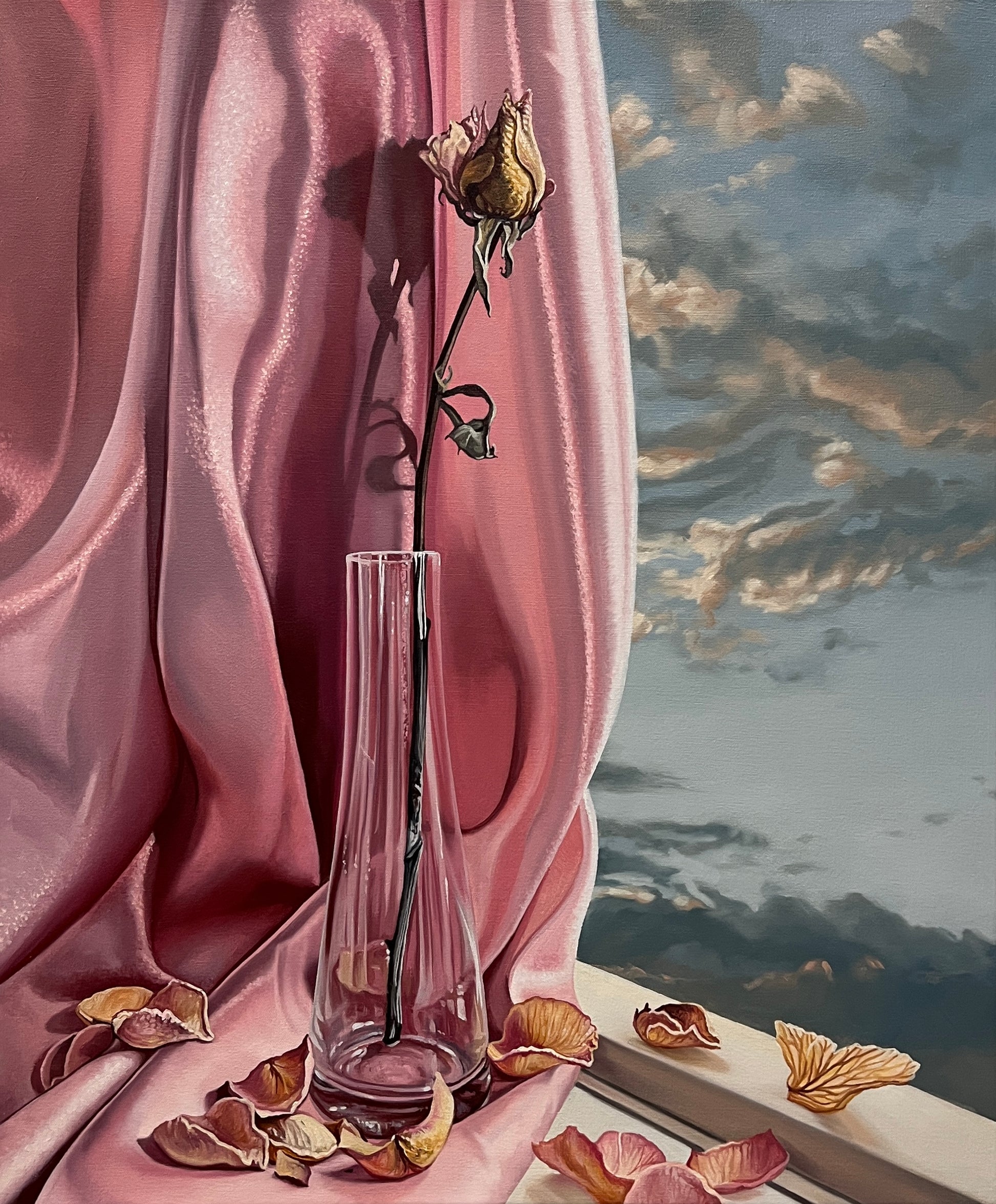Forgotten Rose original Canadian art by Kirk Gower