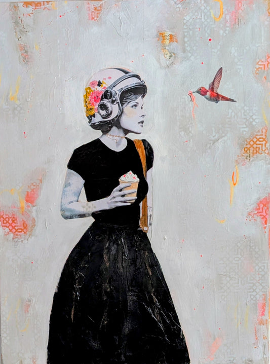 Hidden Access original Canadian art by Maryline Lemaitre