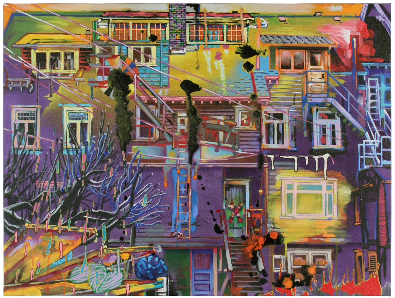 Housing Complex original Canadian art by John Capitano
