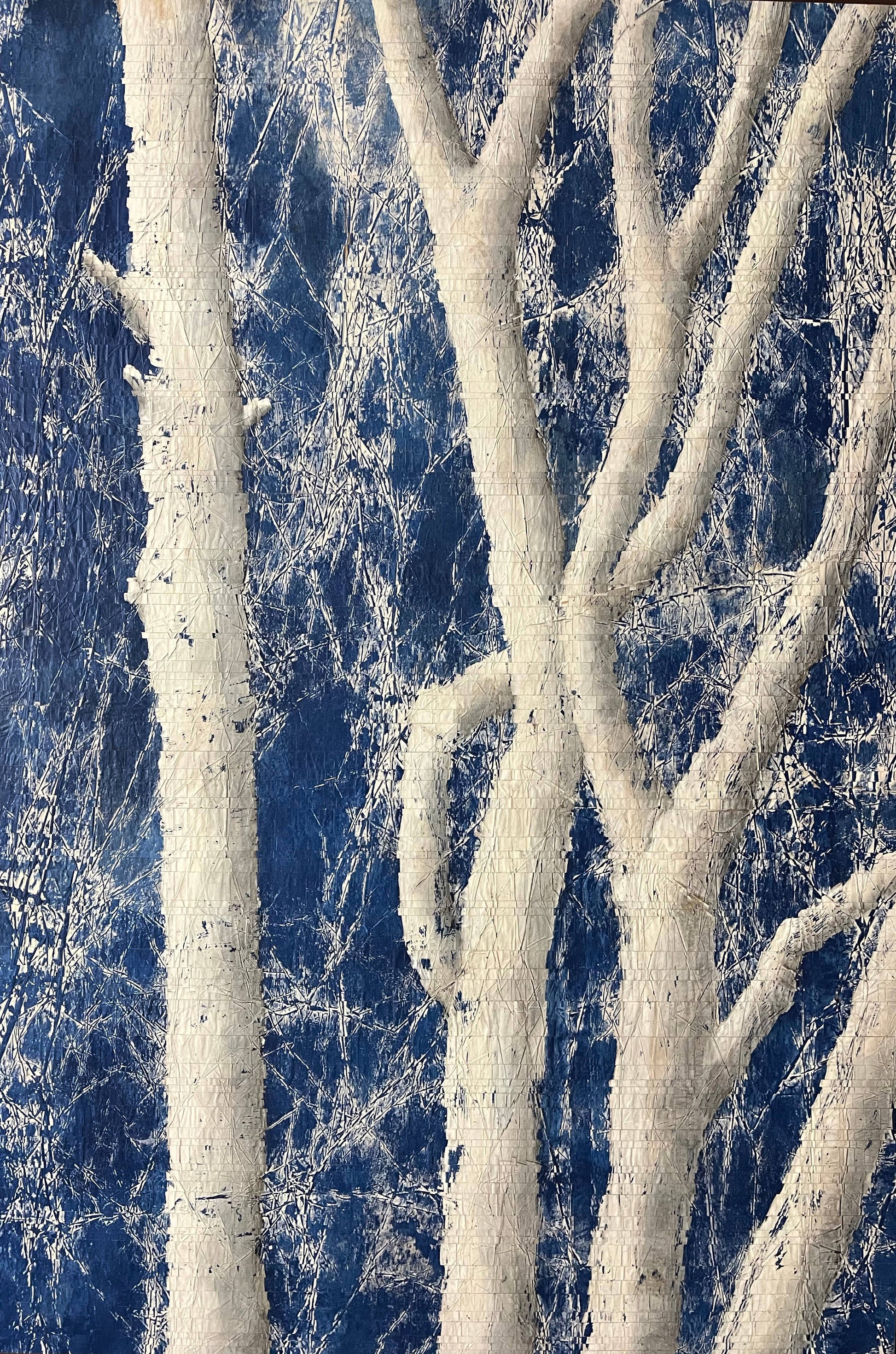 Twisting Aspens original Canadian art by Anastasia Kimmett