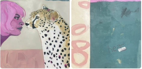 I’m listening original Canadian art by Vikki Drummond