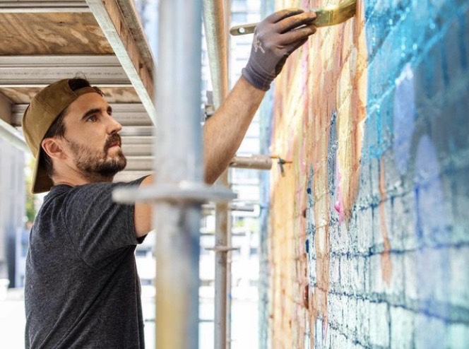 Jason McCrea artist at Ashdale Gallery