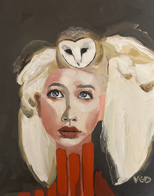 Keep you safe II original Canadian art by Vikki Drummond