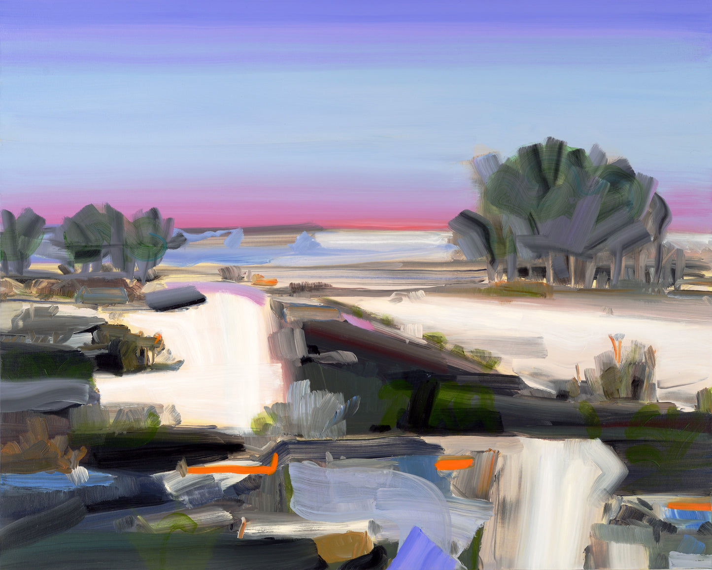 Lake Edge original Canadian art by Simon Andrew