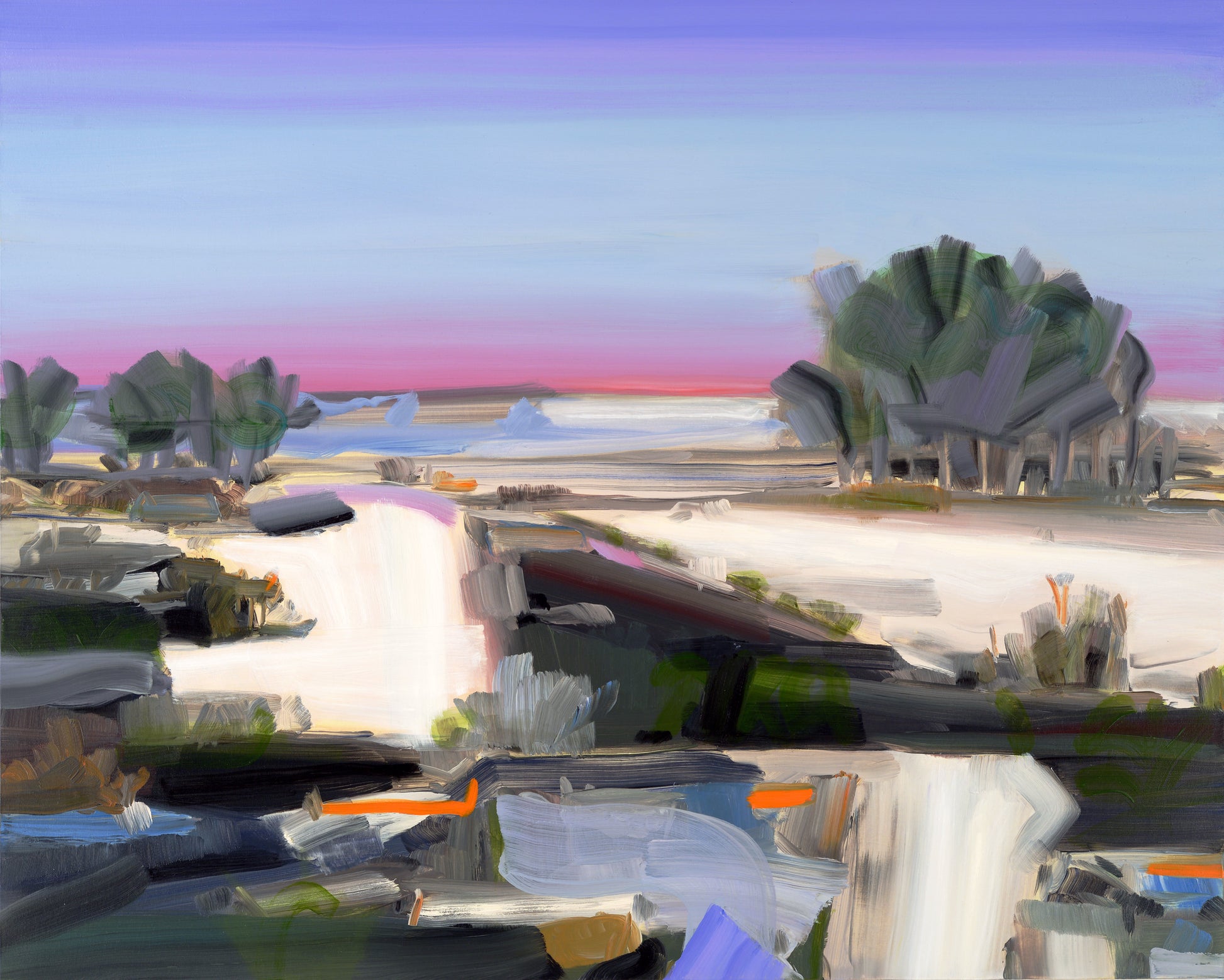 Lake Edge original Canadian art by Simon Andrew